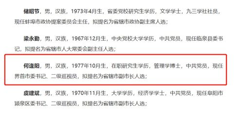 关注 合肥市政府领导增补三位新面孔，释放创新治理信号——兼谈合肥工商注册环境的优化